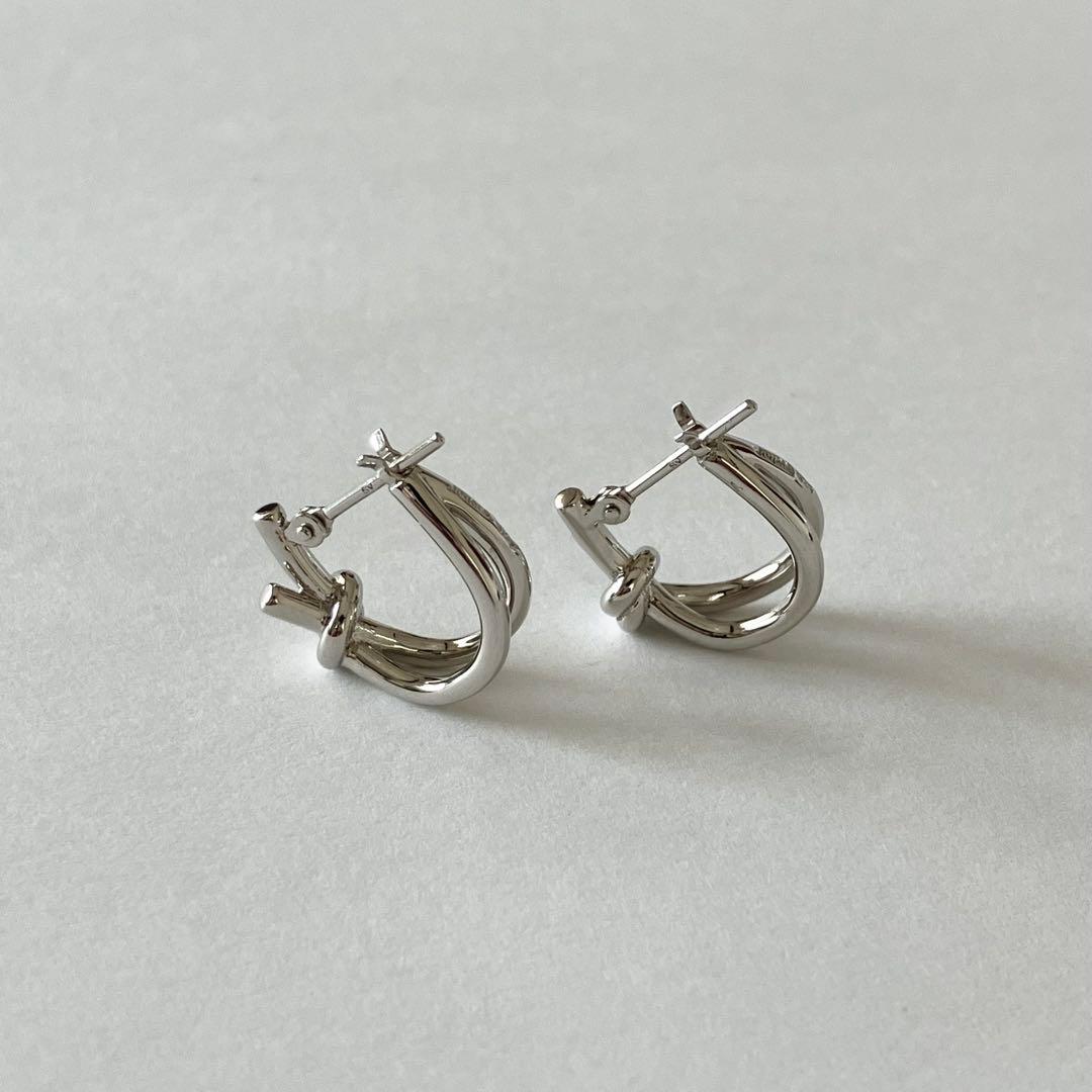 momo1224　 極美品 Jouete ジュエッテ フープピアス ノット