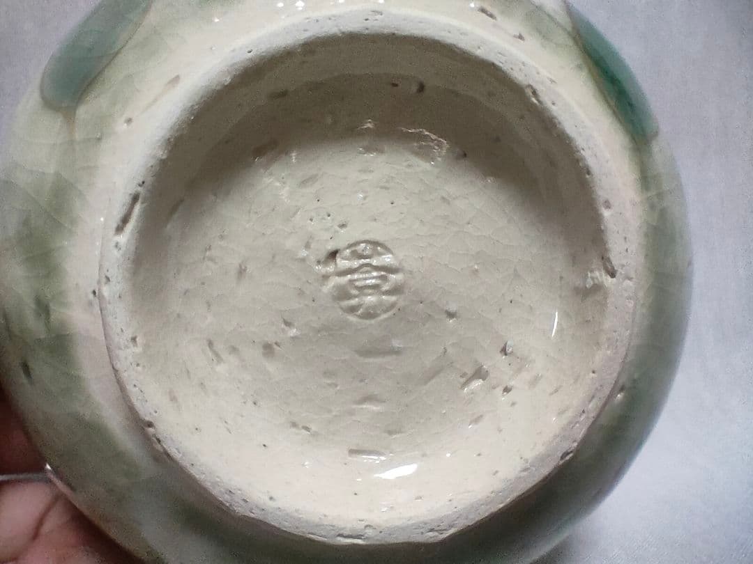 【未使用品】京焼・清水焼 陶葊(とうあん) ペア茶碗 椿柄