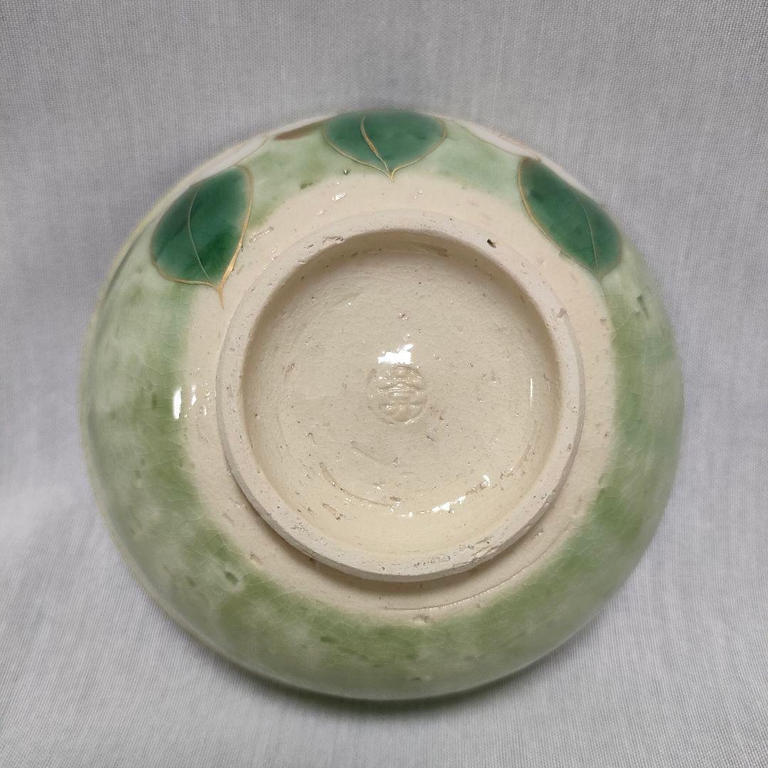 【未使用品】京焼・清水焼 陶葊(とうあん) ペア茶碗 椿柄