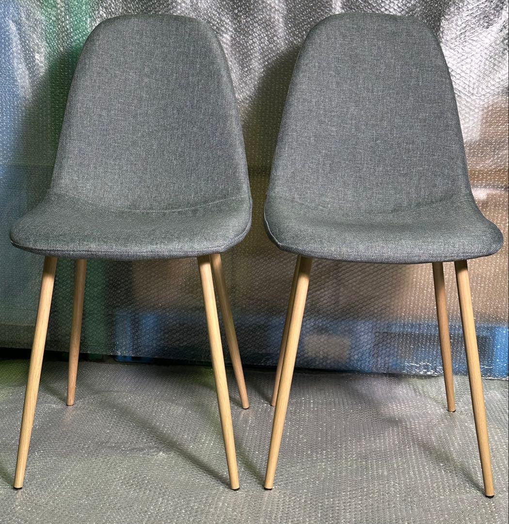 新品 ダイニングチェア インテリア 椅子 オシャレ 高評価4脚セット グレー