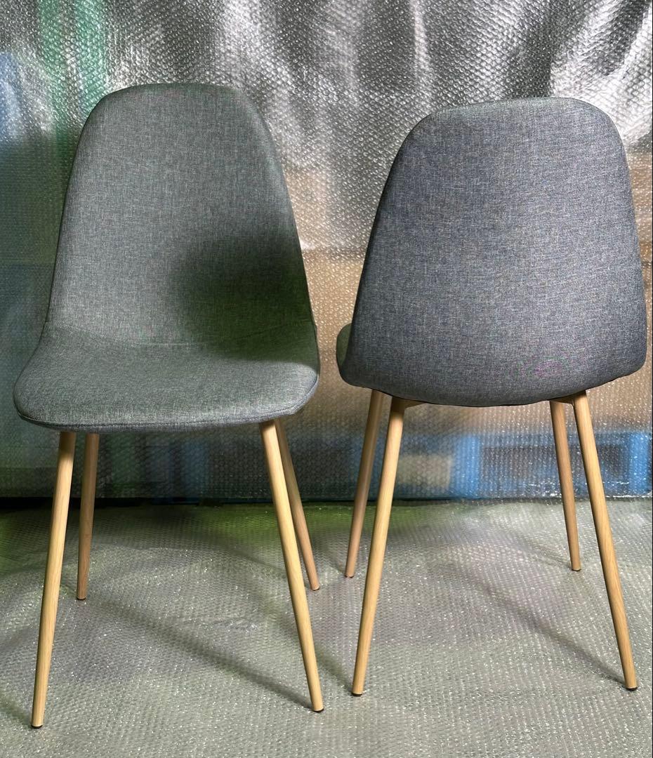 新品 ダイニングチェア インテリア 椅子 オシャレ 高評価4脚セット グレー
