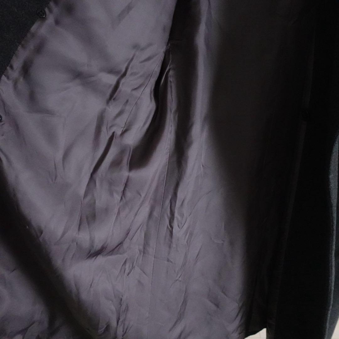 1980s ANTONIO FUSCO カシミアウールフランネルダブルコート