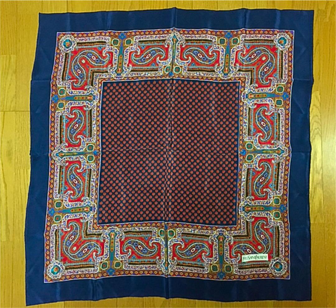 【Yves saint Laurent】イヴ・サンローラン スカーフ（未使用品）