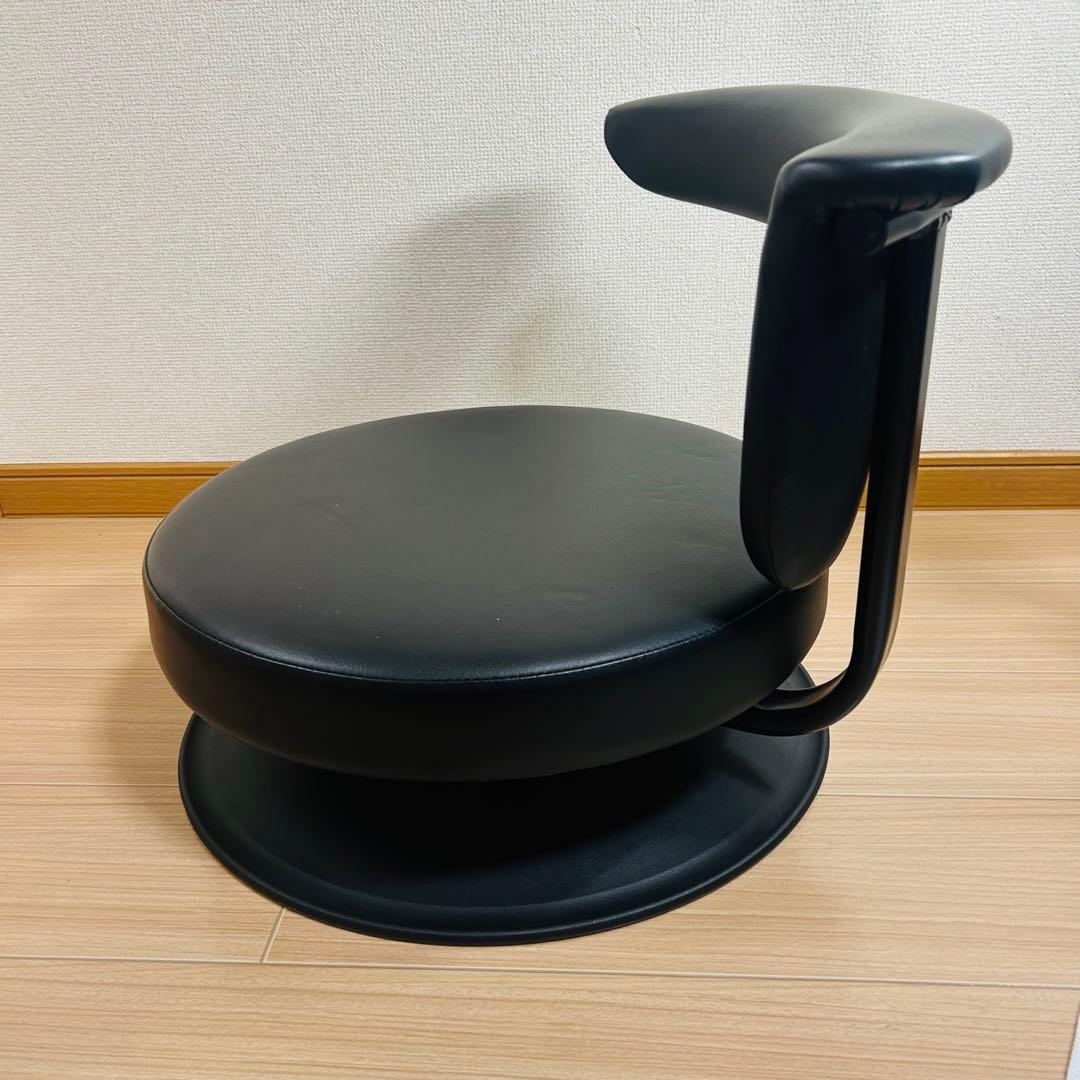 プロシード 座椅子 回転式チェア イス 360° 座いす ブラック