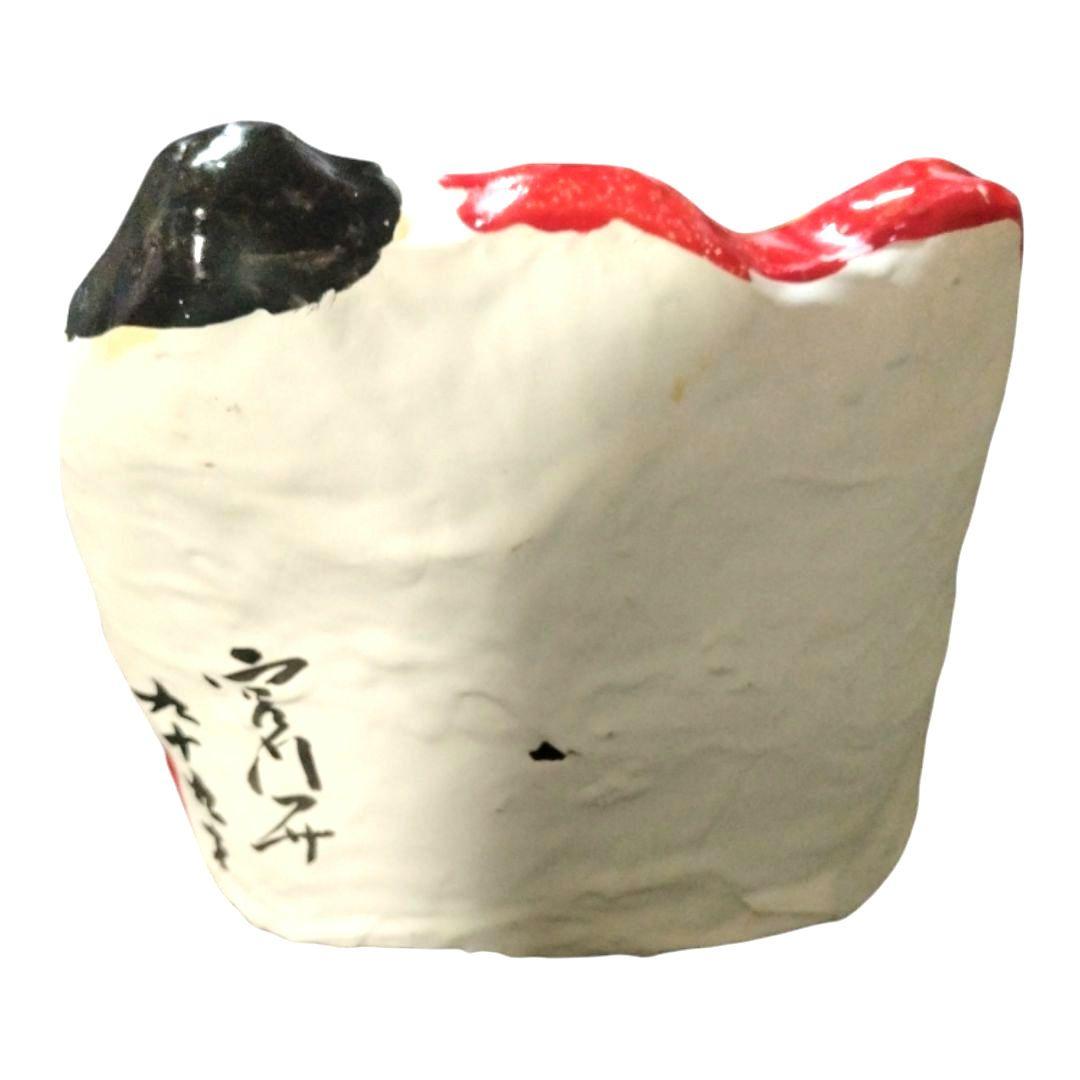 人間国宝 宮内フサ作 サイン入り 鯛持ち戎 張子人形　99歳　希少作品　　a23