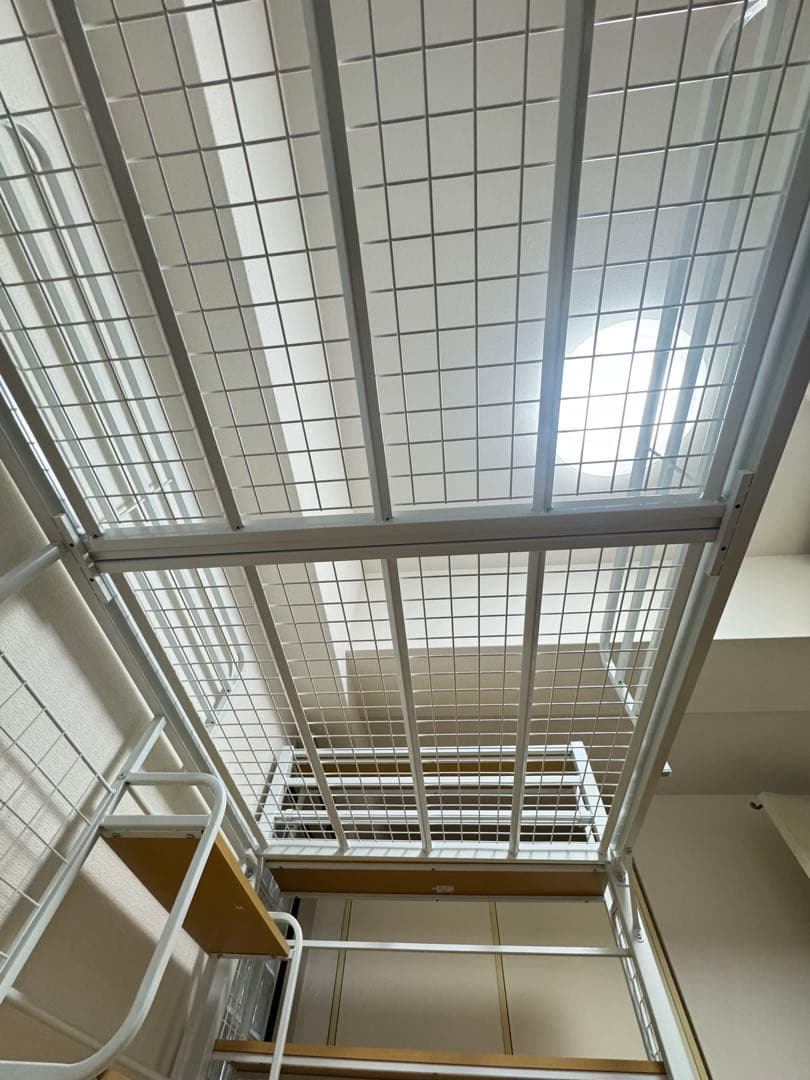 ロフトベット ニトリ ロフトベッド アルルN ホワイト