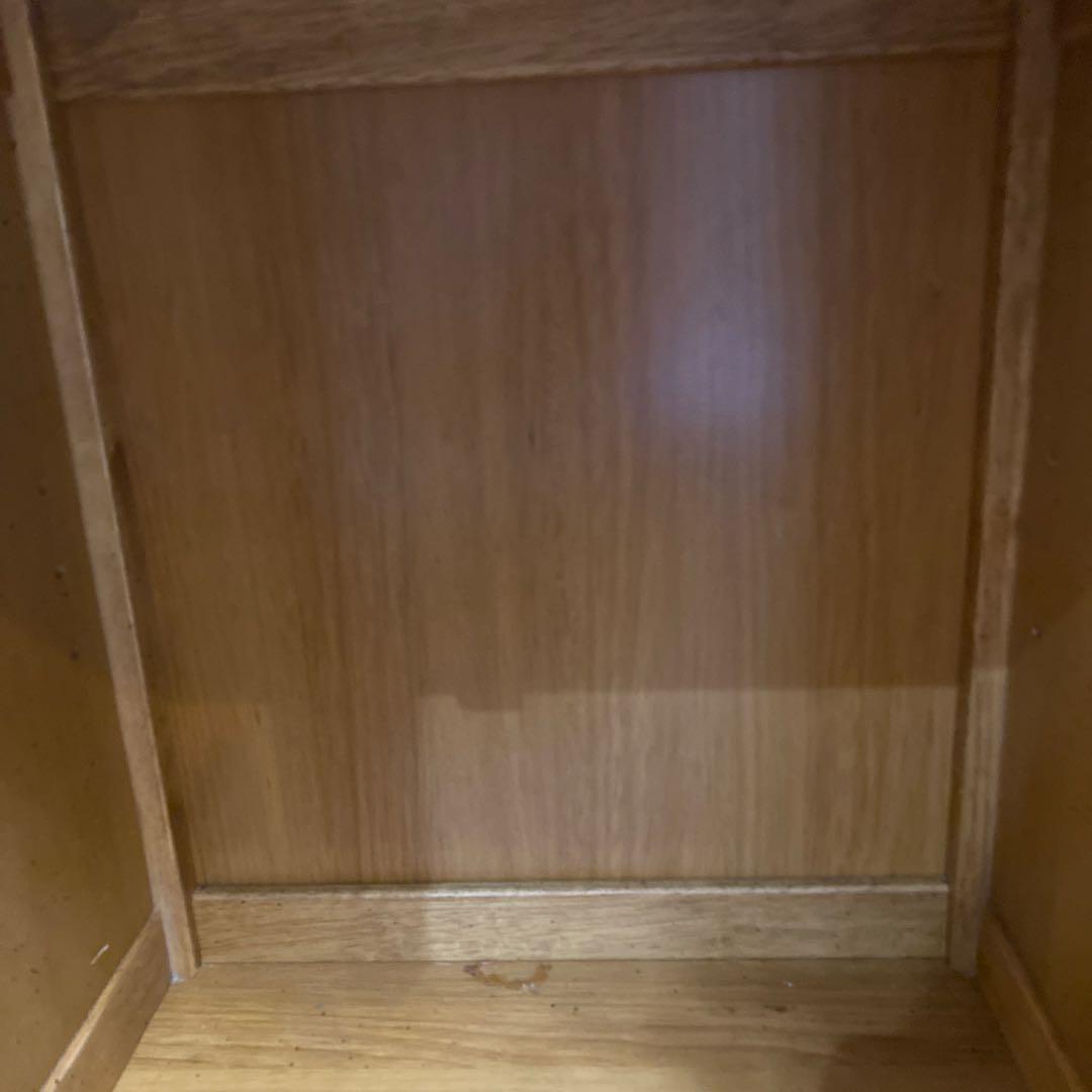 カリモク【電話台】 木製　アンティーク　花台 収納棚