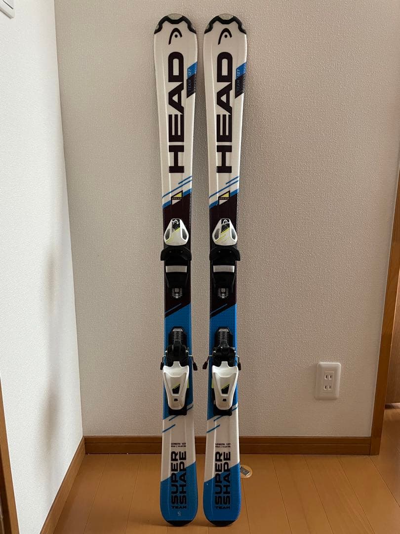 スキー板　子供　127㎝　調整金具付き　HEAD