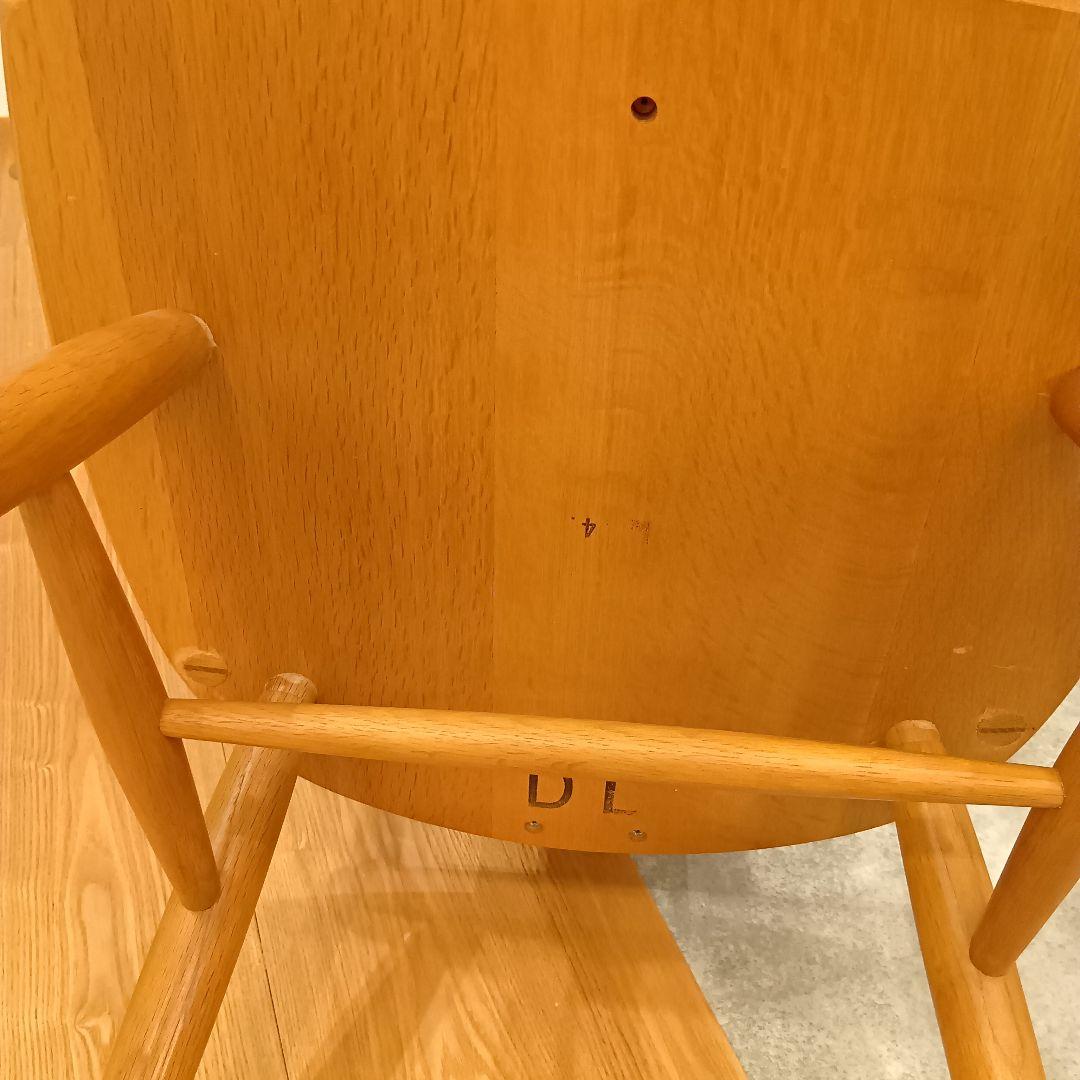 リカ！！柏木工　KASHIWA カウホーンチェア　LC11 楢無垢材