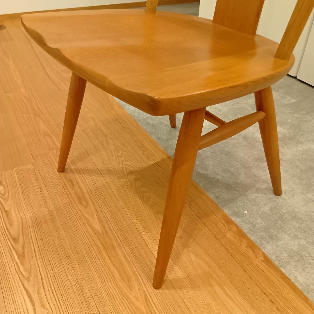 リカ！！柏木工　KASHIWA カウホーンチェア　LC11 楢無垢材