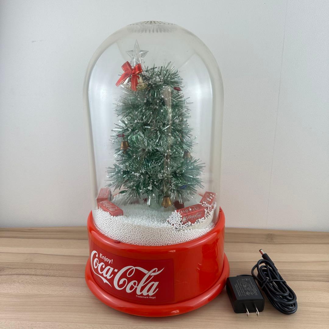 コカコーラ クリスマス ツリー型 スノードーム Coca-Cola 非売品 美品