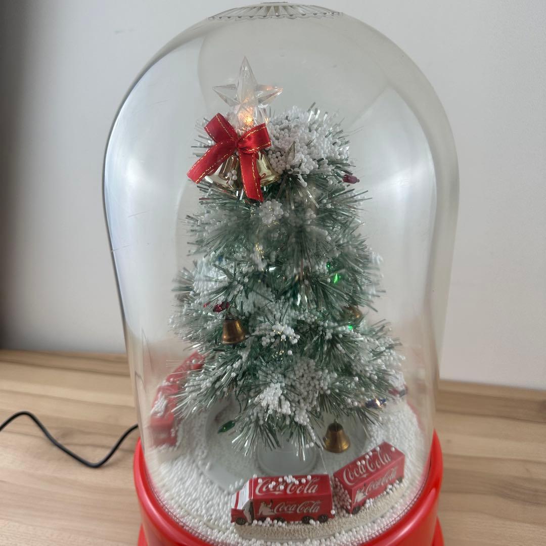 コカコーラ クリスマス ツリー型 スノードーム Coca-Cola 非売品 美品