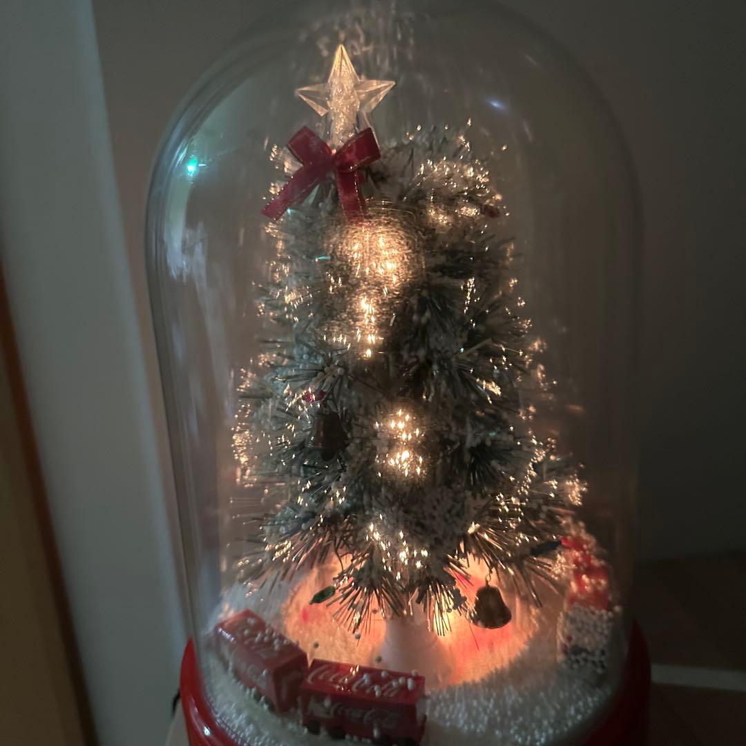 コカコーラ クリスマス ツリー型 スノードーム Coca-Cola 非売品 美品