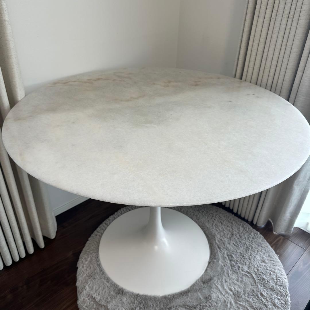 y*t様 E-comfort 大理石チューリップダイニングテーブルΦ100