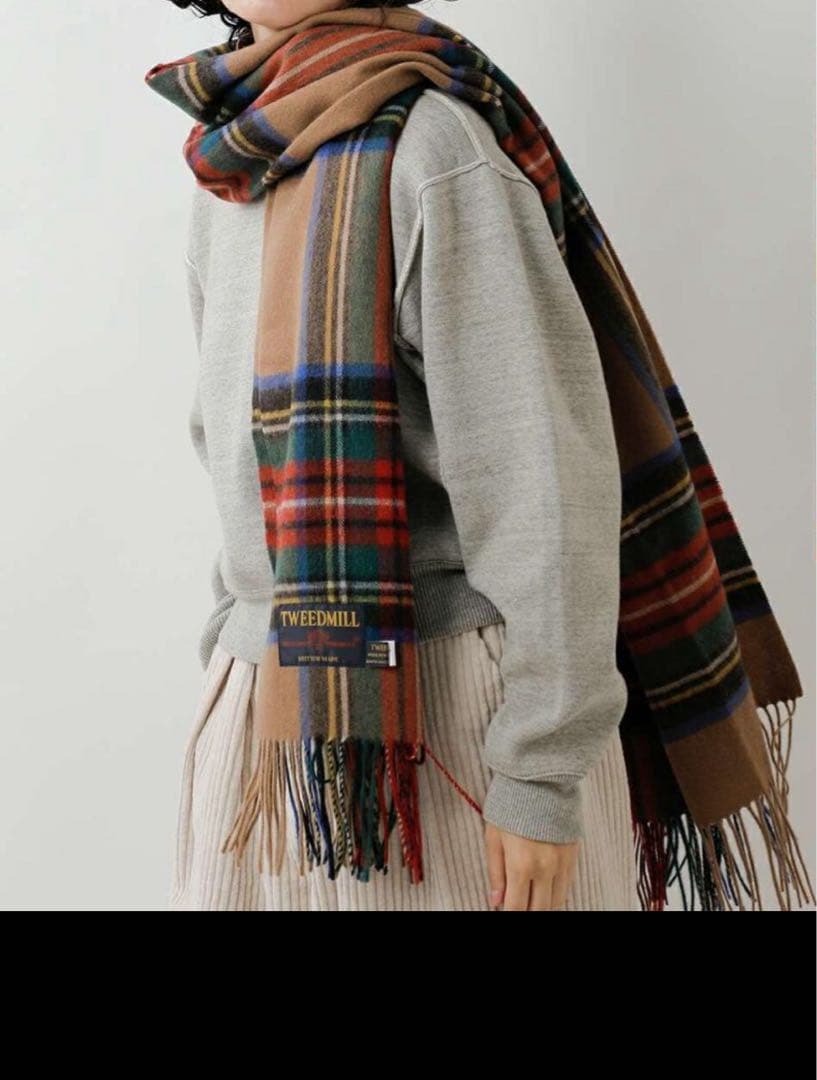 TWEEDMILL カラフルチェックストール fesmiになります