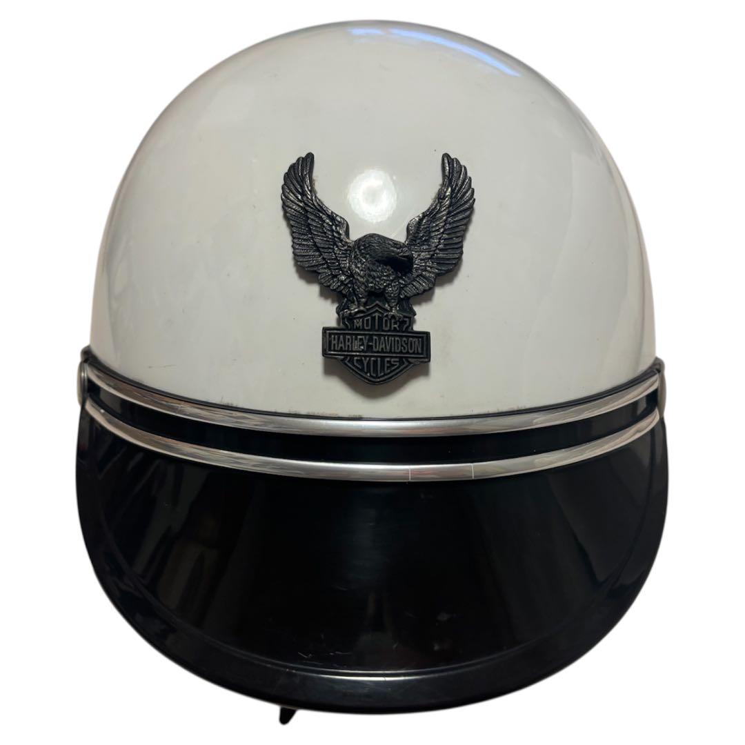 Harley-Davidson 半帽ヘルメット ホワイト・ブラック