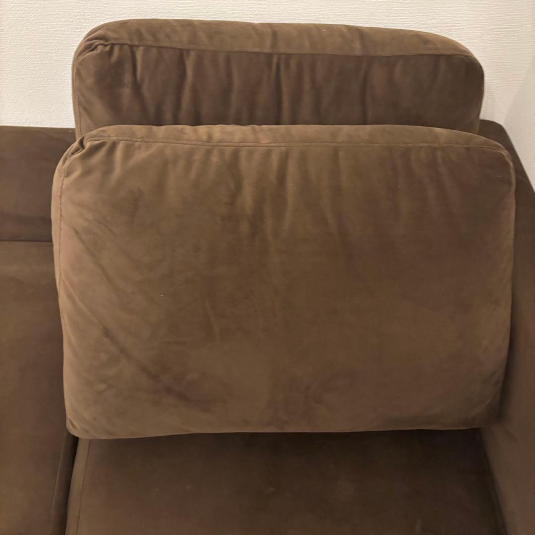 Allyアリーソファソファー2人掛け二人掛けローソファ ブラウン 135011