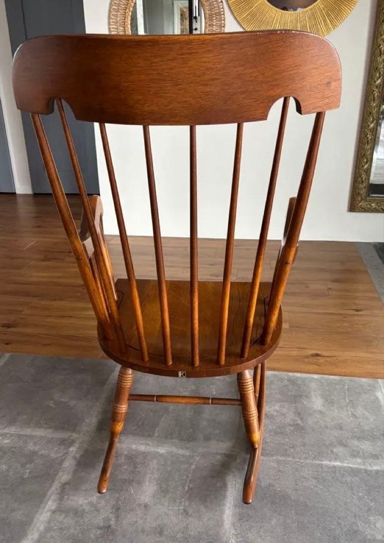 飛騨産業 キツツキマーク　木製　ロッキングチェア