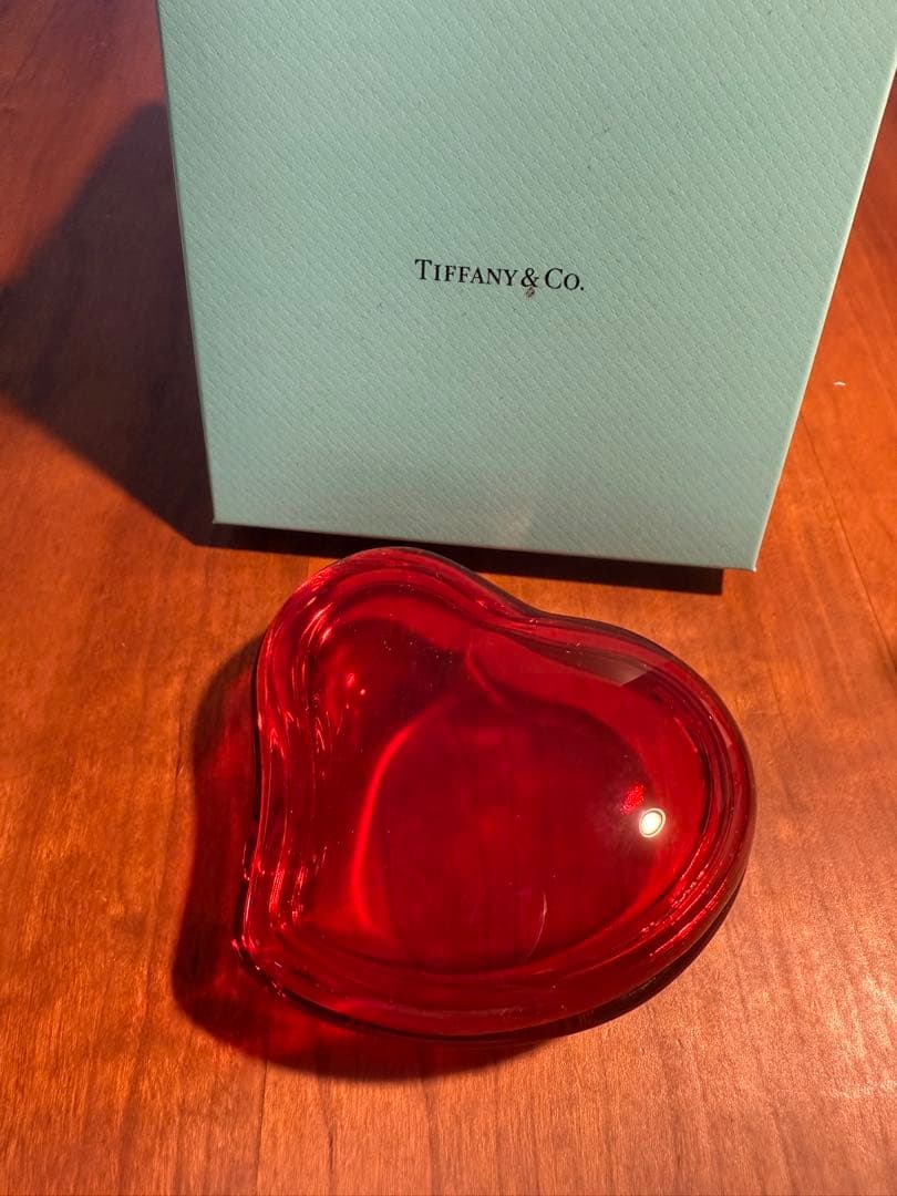 ポ*人様 【値下げしました】ティファニー　ハート ボックス レッド リードクリス