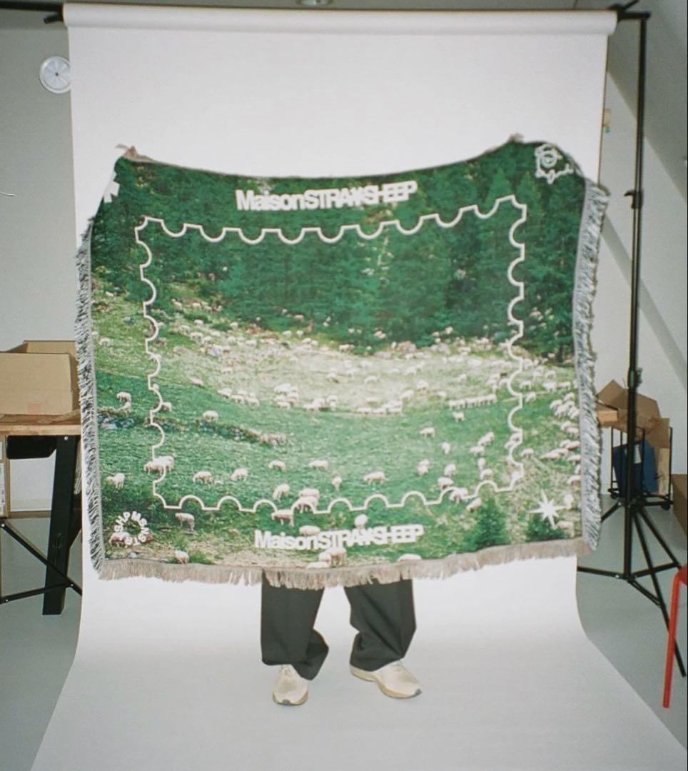 その他 MAISONSTRAYSHEEP STRAYSHEEP RUG GREEN