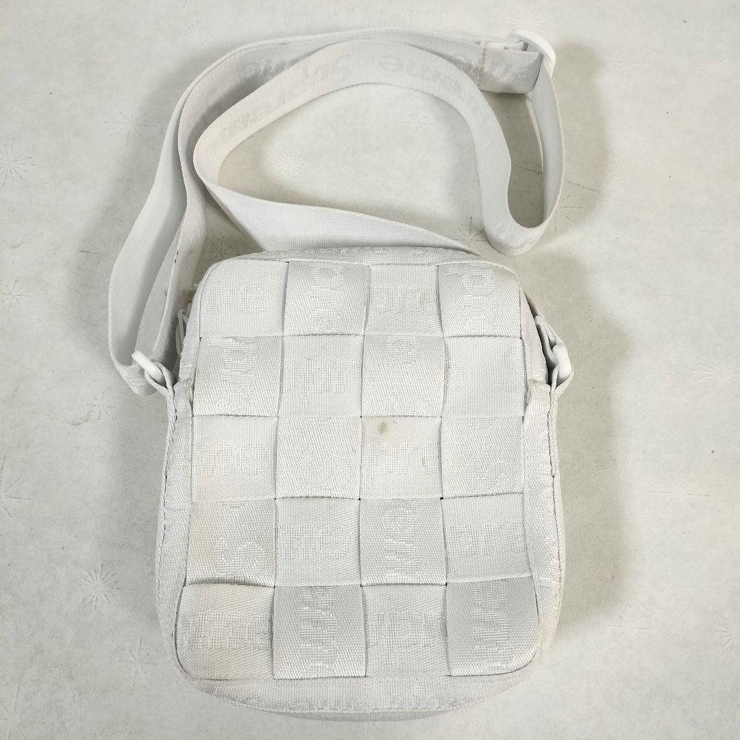 Supreme Woven Shoulder Bag White　シュプリーム