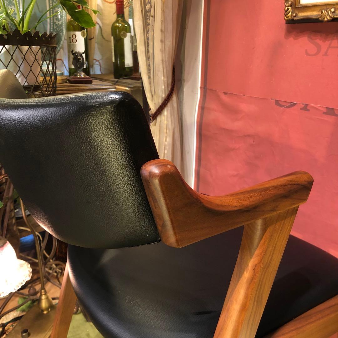 あり 美品　AL 2スタイリッシュモダン北欧ST セミショートアームチェア