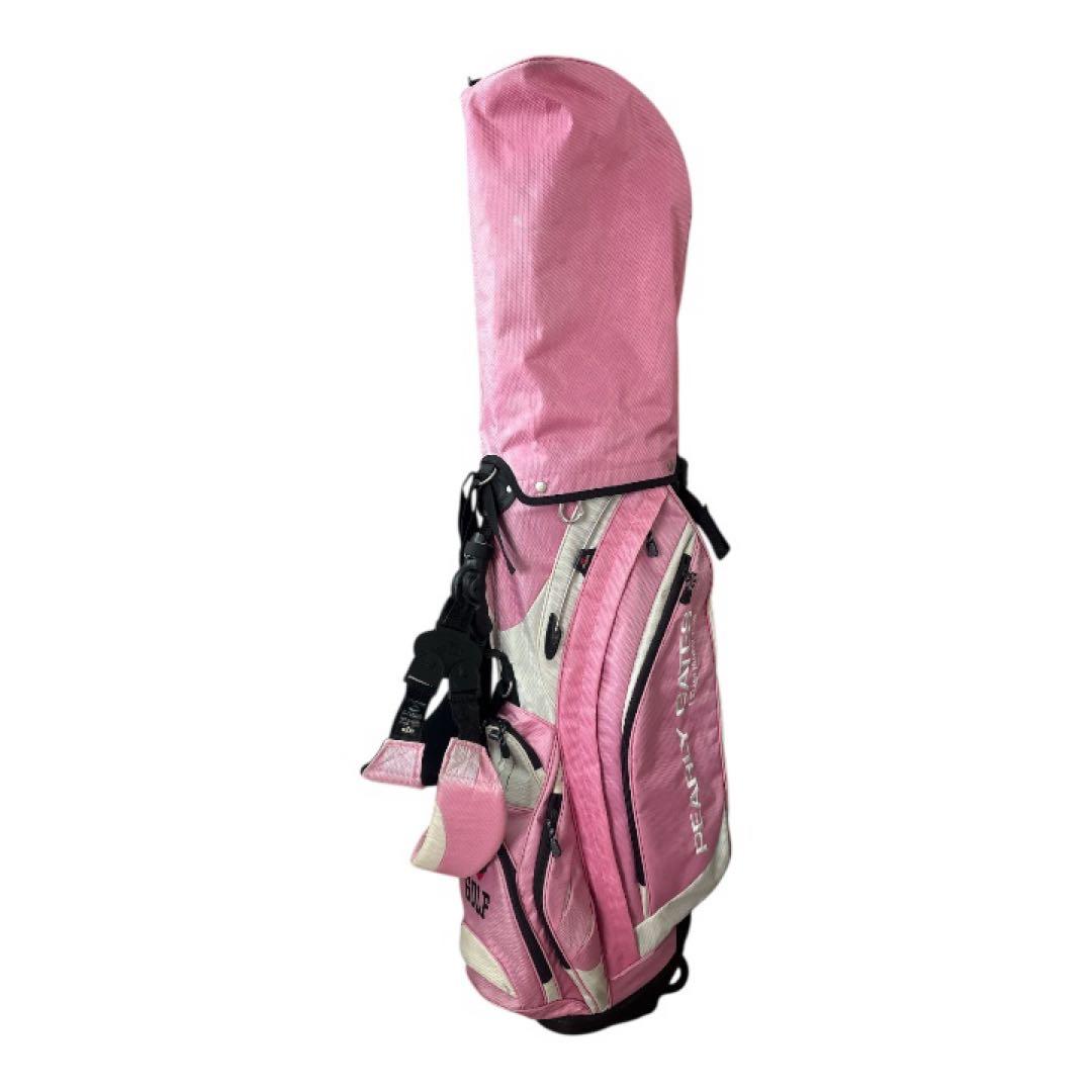 パーリーゲイツ スタンド キャディ バッグ ピンク 軽量 7分割