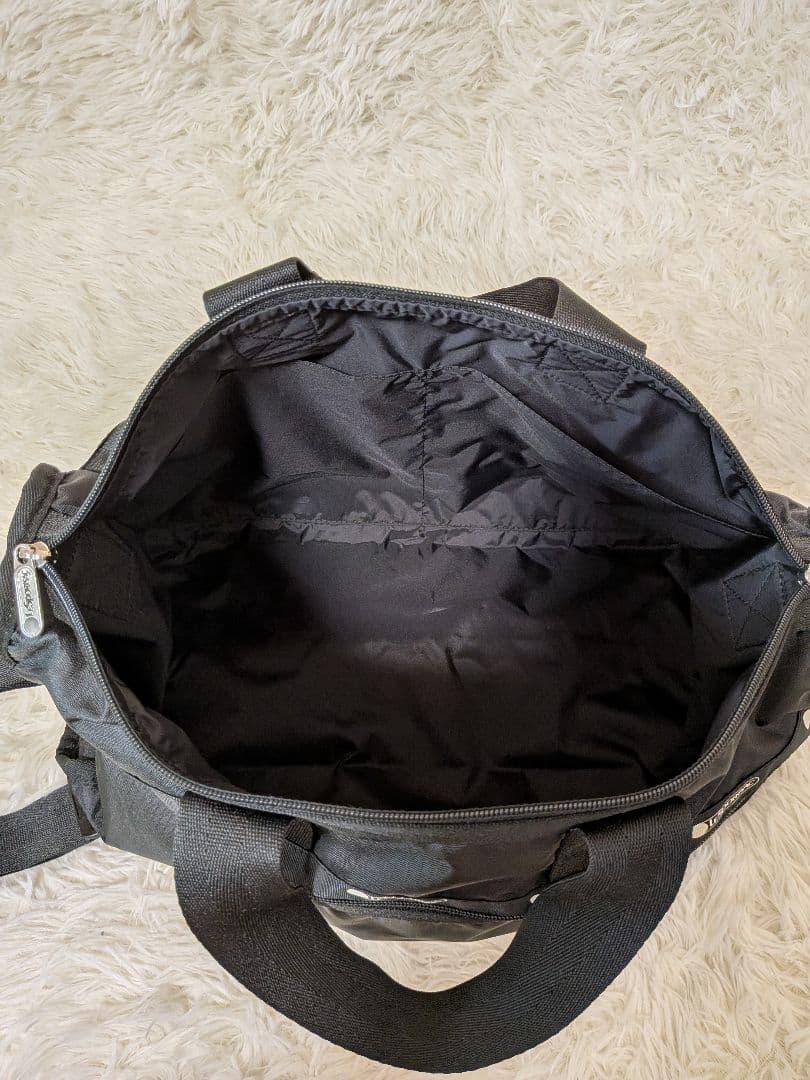 【未使用品】レスポートサック　ボストン　黒　ブラック　2way 旅行バッグ　ジム