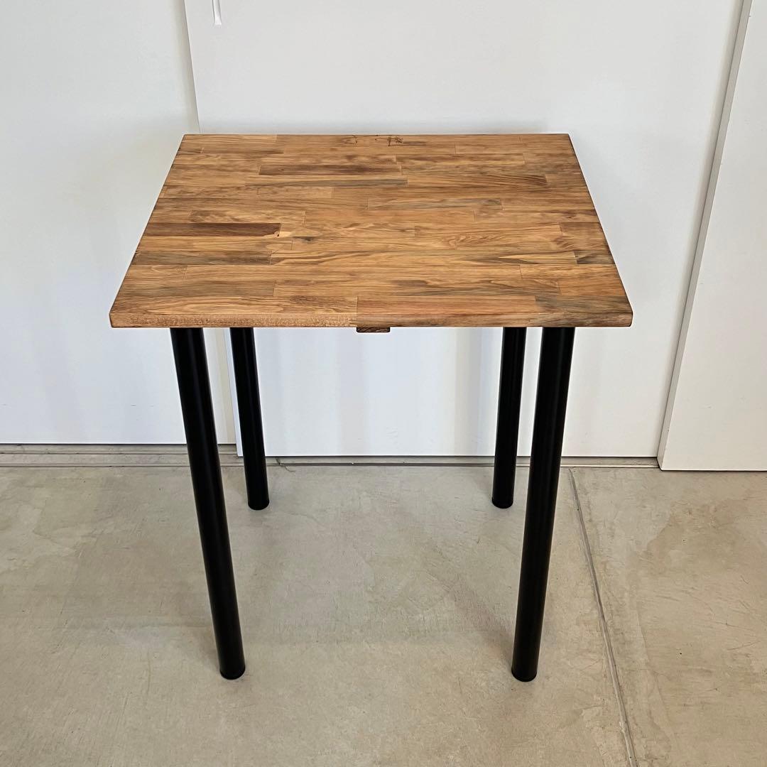 天然木のカフェテーブル【ハンドメイド家具】