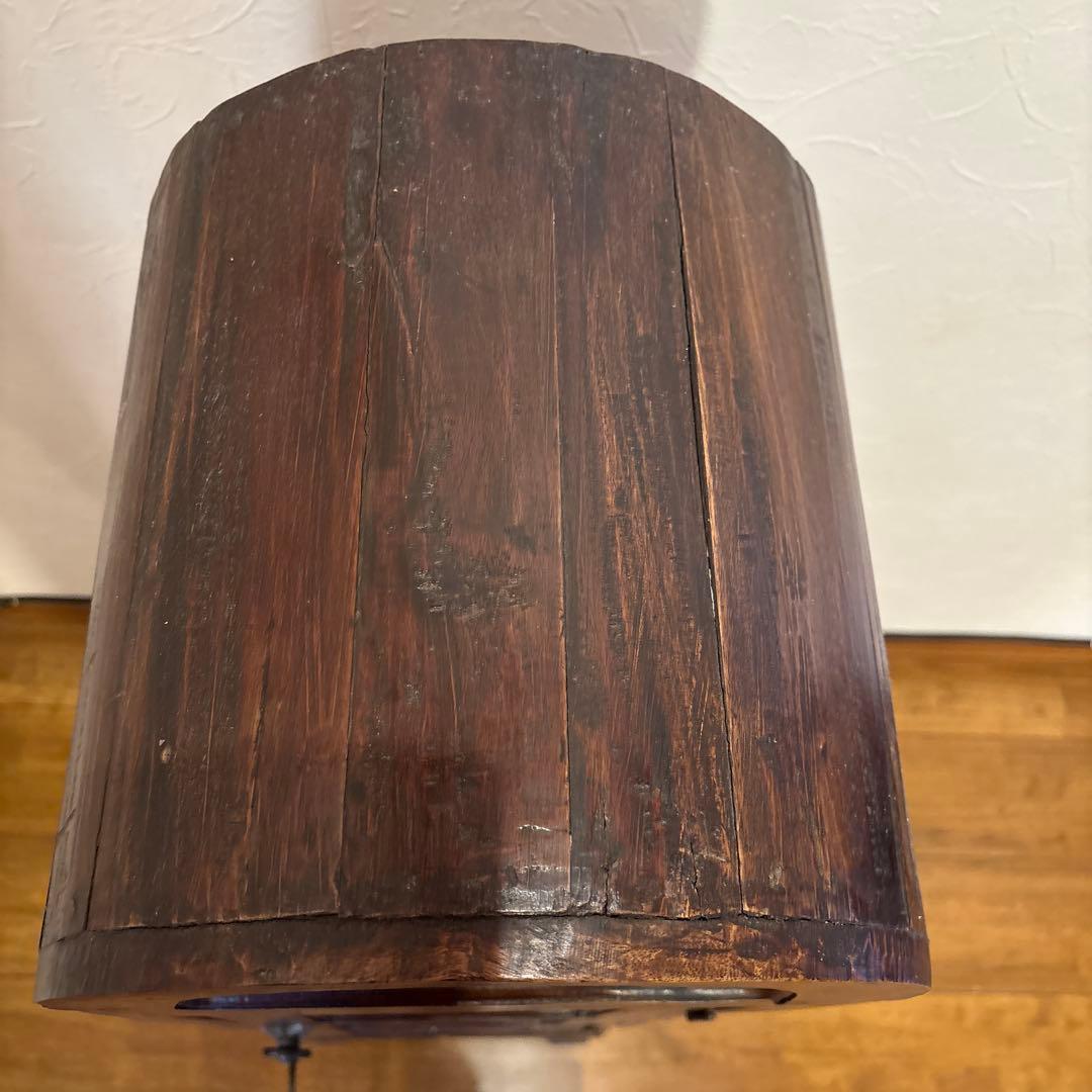 訳あり　アジアンアンティーク　バリ島のキュリオケース　ガラスキャビネット　本棚