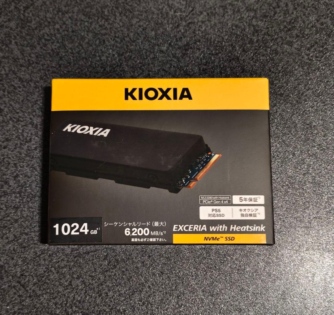 KIOXIA EXCERIA 1TB NVMe SSD PS5対応 キオクシア