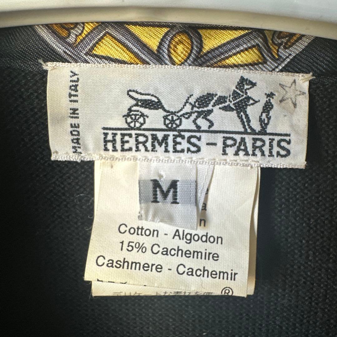 HERMES スカーフ柄ブラウス　エルメス