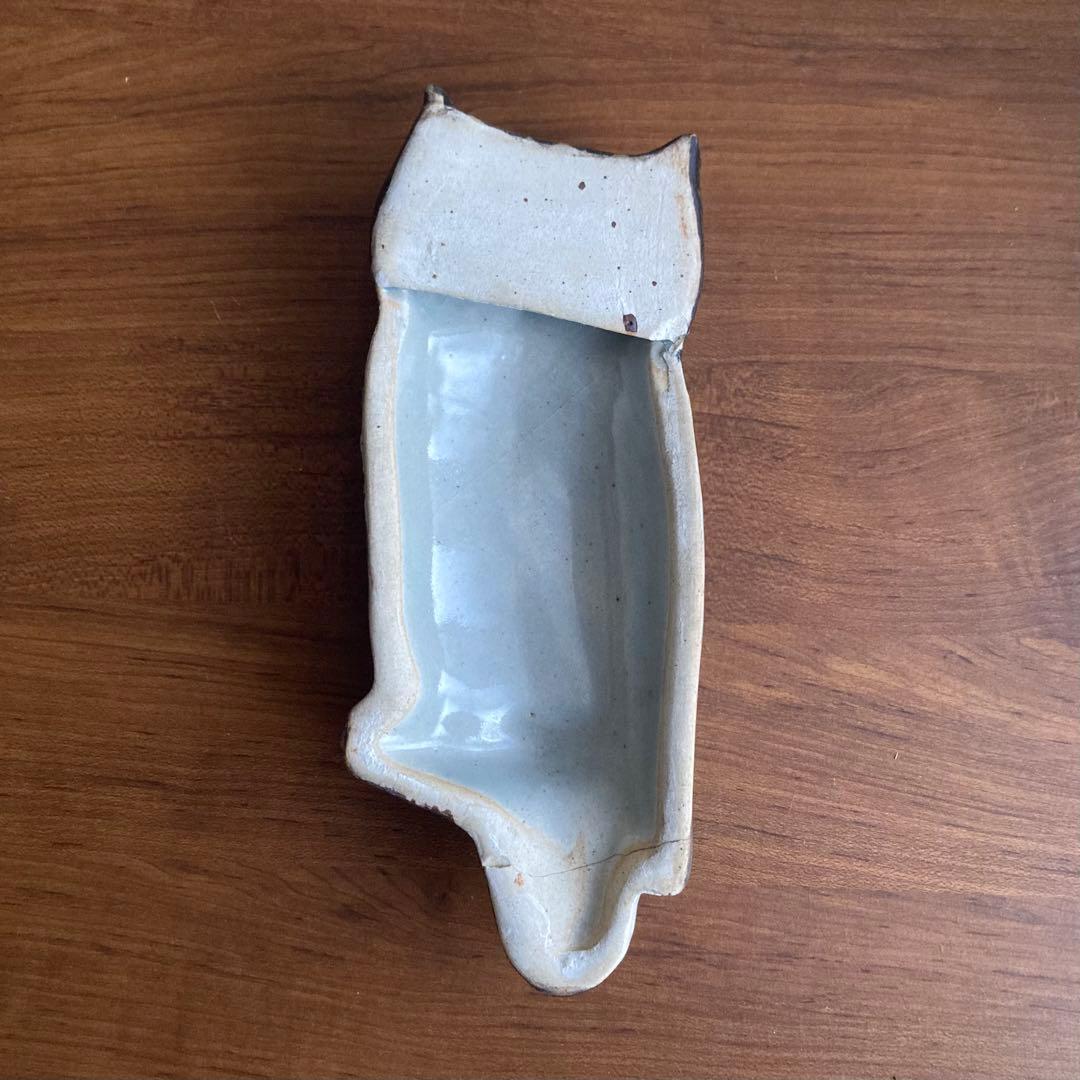 トナラ焼梟置き物　BoConceptやオルネドフォイユやidee、民芸品好きに