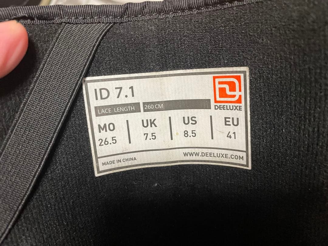 DEELUXE ID7.1 スノーボードブーツ ブラック 男性用