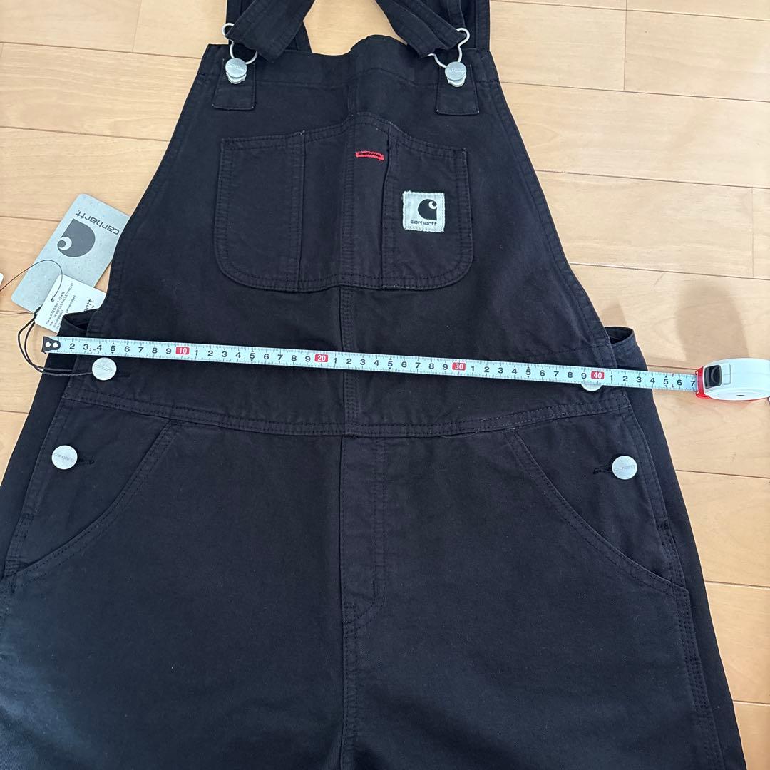 Carhartt ブラックオーバーオール Sサイズ