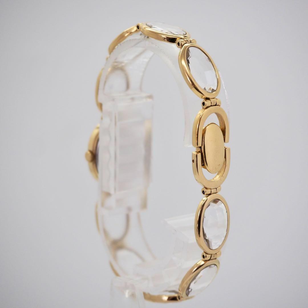 718【美品】SEIKO 時計　ラサール　ストーン　オーバル　ゴールド　希少