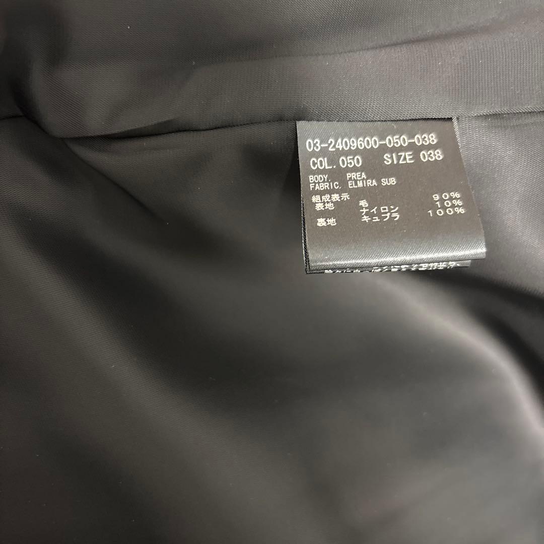 と*の様 ブラックセオリーリュクスコートサイズ３８