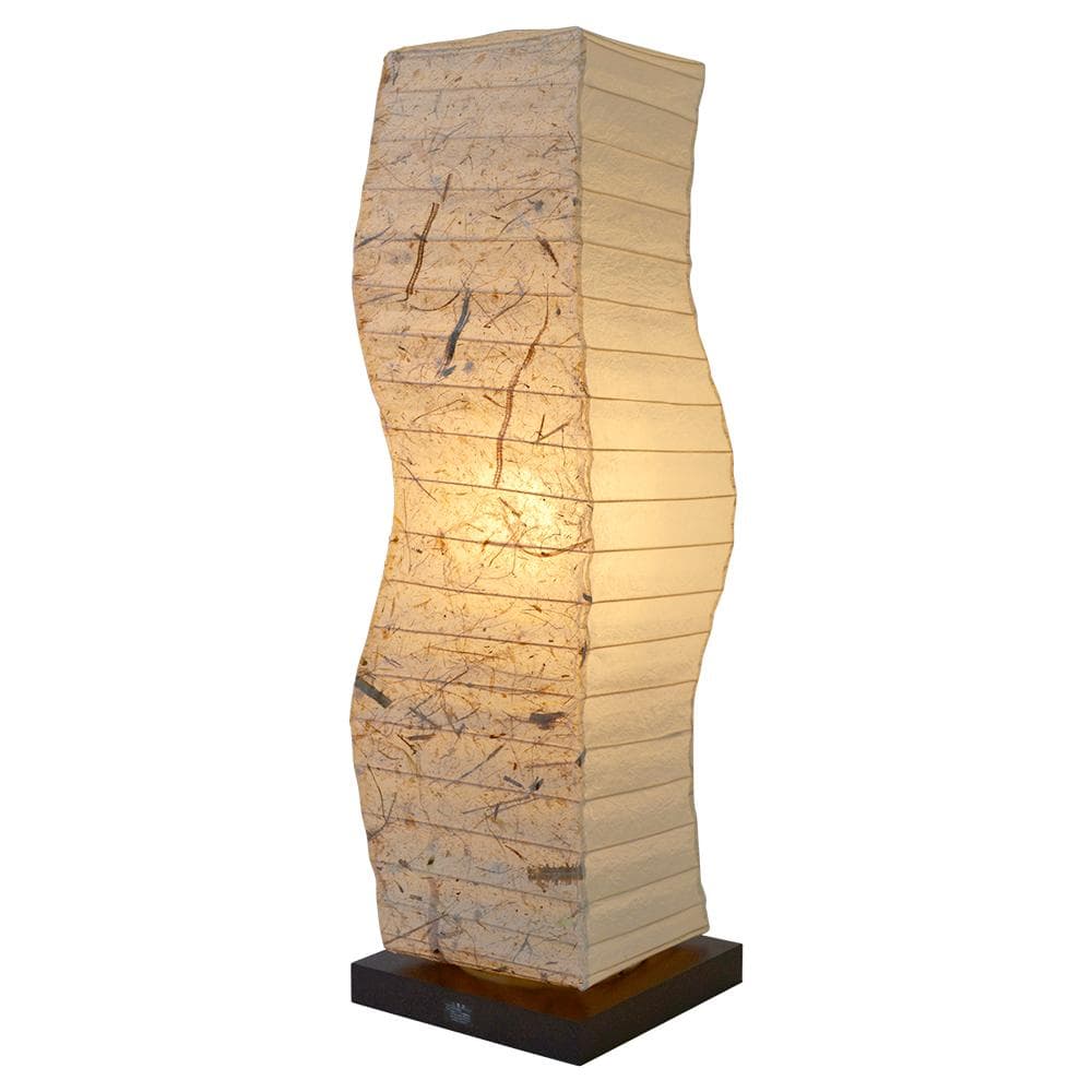 美濃和紙 和風 スタンド型フロアライト kuku クク バナナ紙×揉み紙