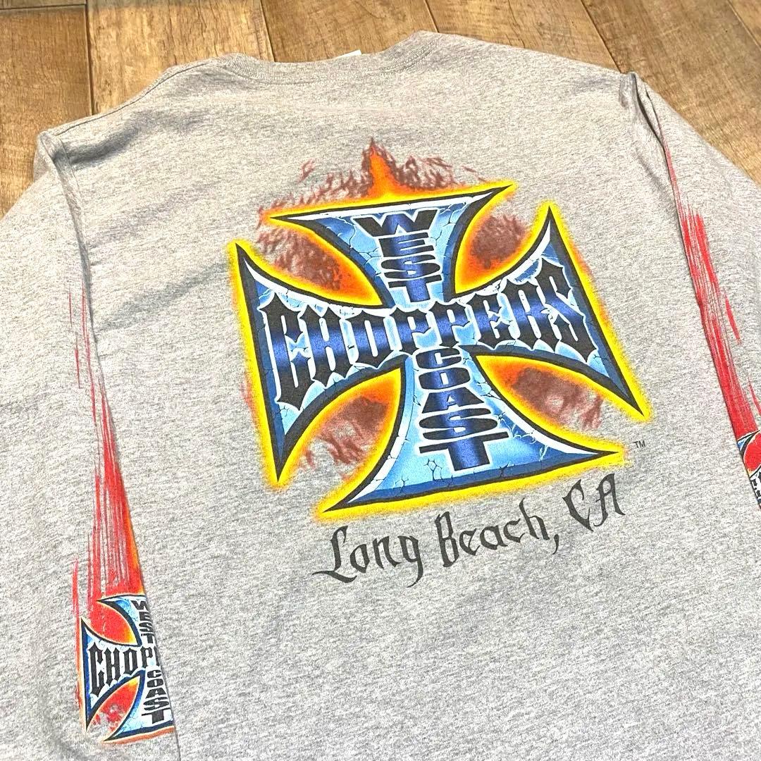 超希少 90s west coast choppers フレイム ロンt