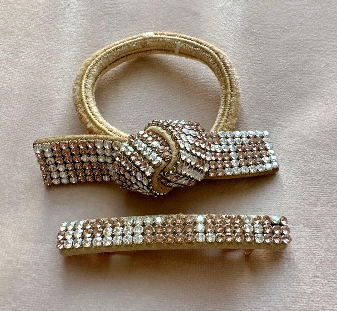 アッカ　acca バレッタ、　ゴムの2点セット