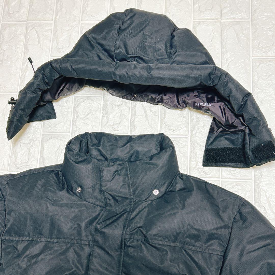 REPUBLIC &CO リパブリック ダウンジャケット ブラック XL メンズ