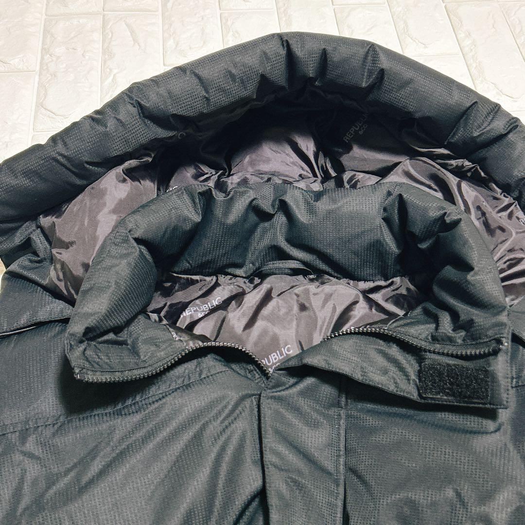 REPUBLIC &CO リパブリック ダウンジャケット ブラック XL メンズ