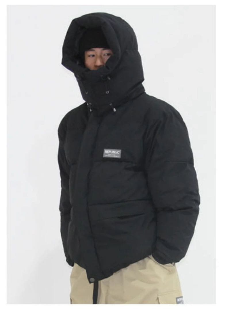 REPUBLIC &CO リパブリック ダウンジャケット ブラック XL メンズ