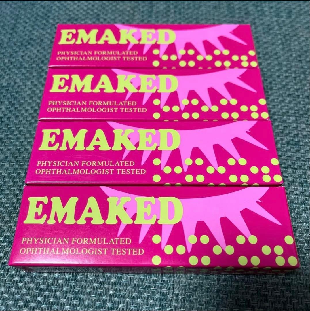 EMAKED まつ毛美容液 4本セット