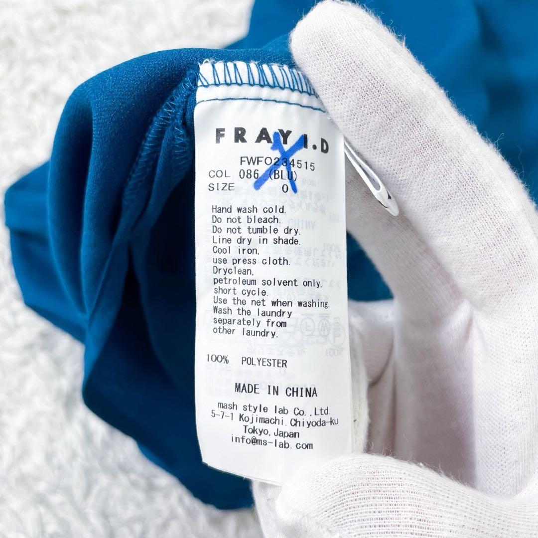 【美品】 FRAY I.D リーフレースパネルワンピース