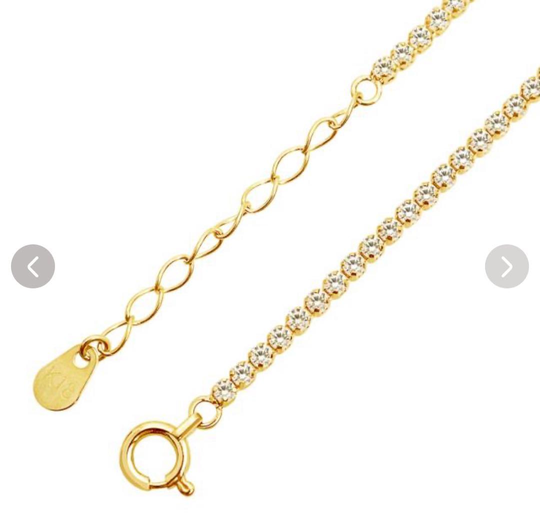 A*a様 【GGSカード鑑別書付】 K18 天然ダイヤモンド 計1ct テニスブ