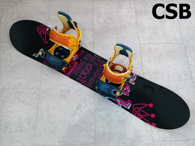 CSB ジュニア スノーボードセット 118 サロモン ビンディング付き キッズ