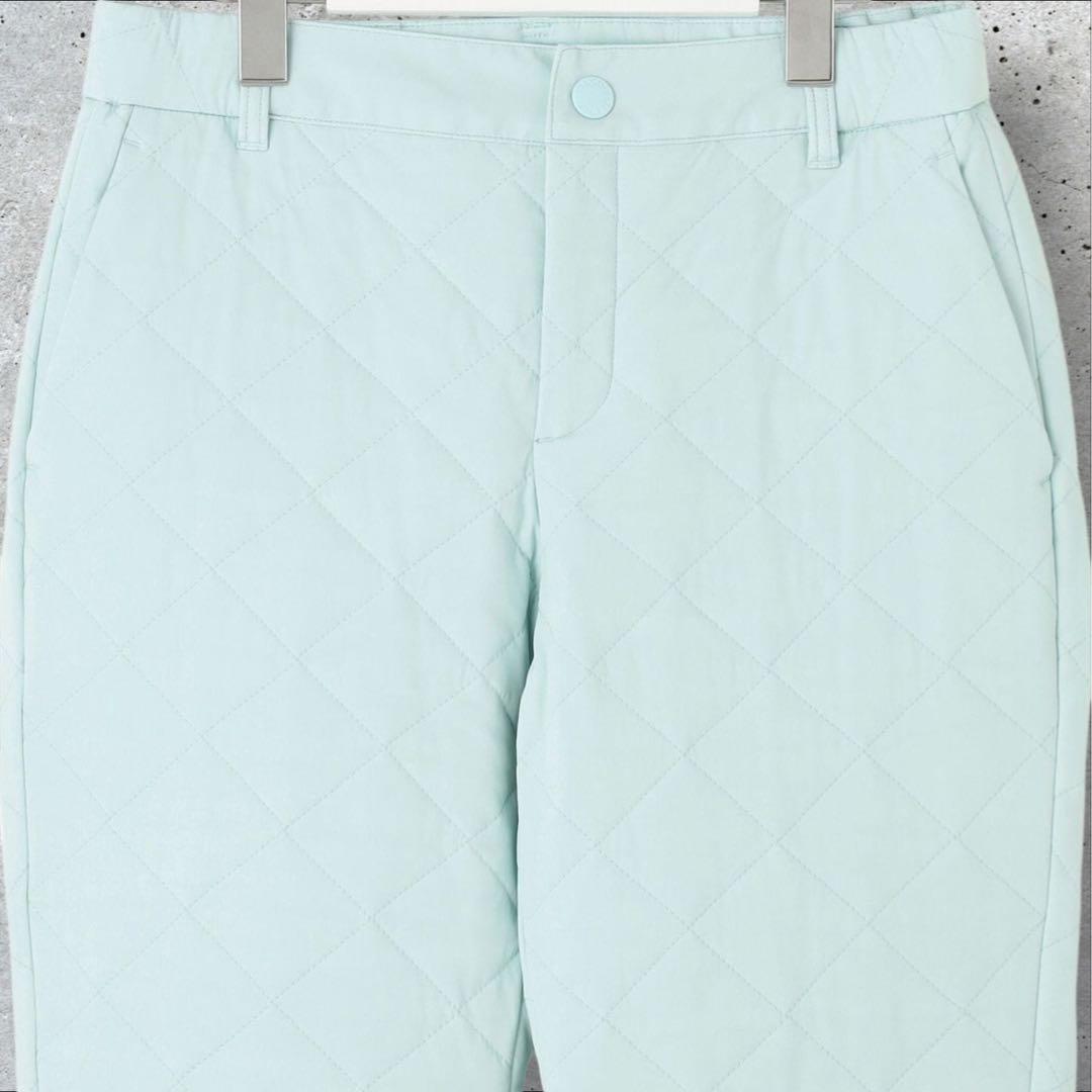 【新品未使用】23区ゴルフ M 高級ダイヤキルト 中綿ベーシックテーパードパンツ