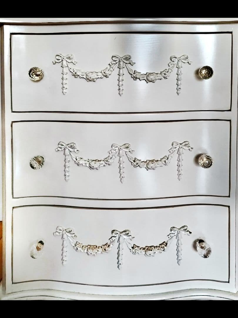 フレンチドロワー　フランスアンティーク　フレンチチェスト　シャビー　引き出し