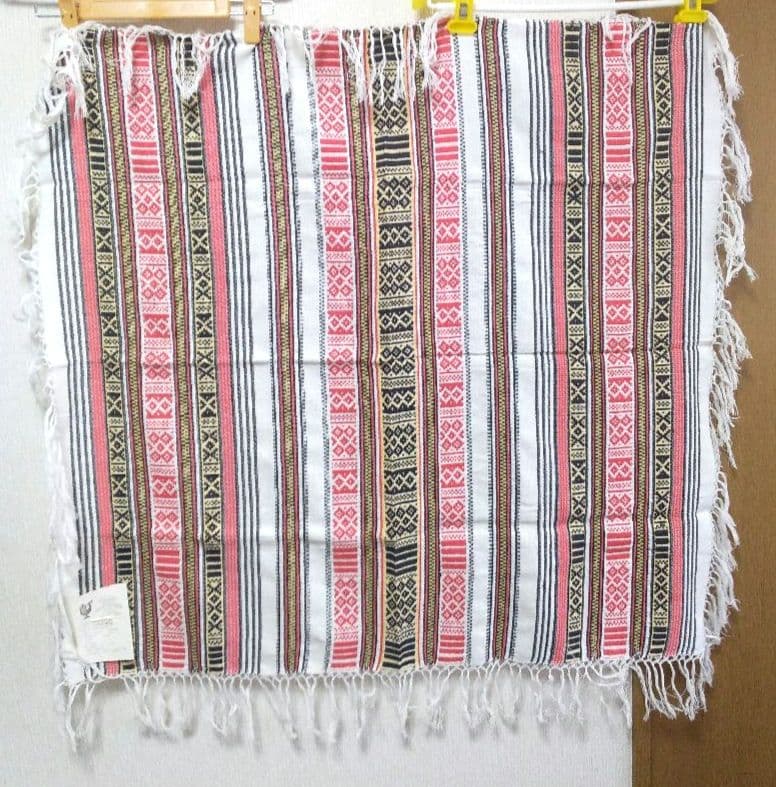 80年代製　製　タグ付き　新品未使用品　壁掛け　テーブルクロスなどに